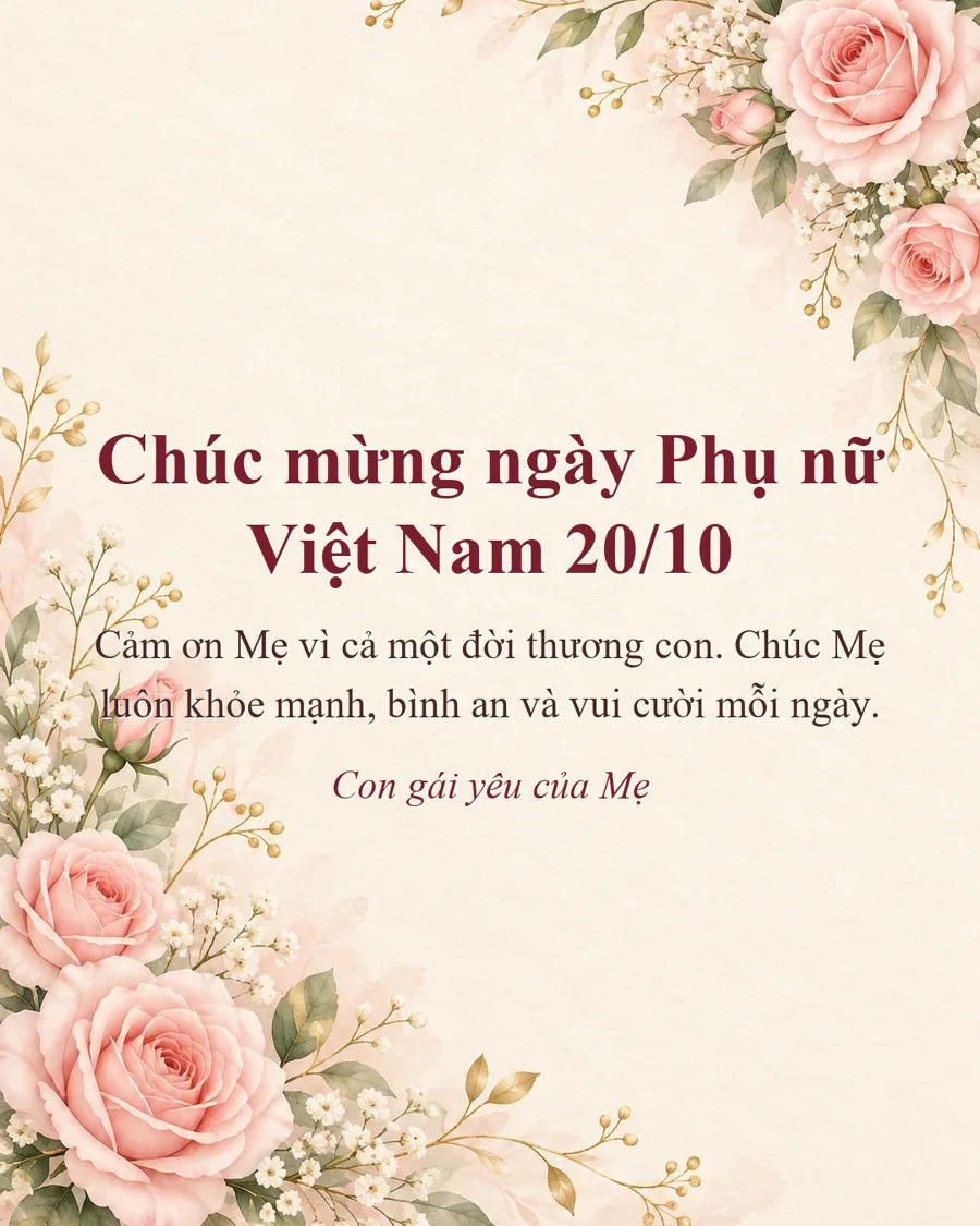 Thiệp 20/10